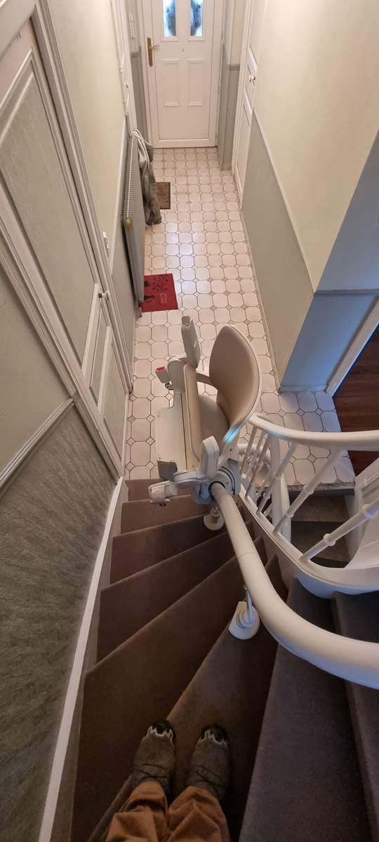 Installation du monte-escalier  Le Mans